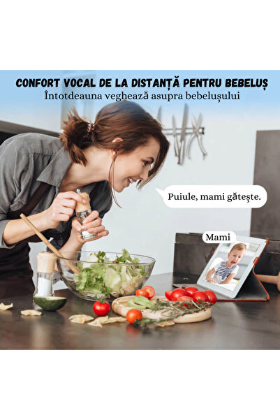 BIRAI Baby Monitor WatchMe WiFi, 2in1 Multi View BIRAI®, UltraHD, Night Vision, Phone App, Zoom, Dual Way