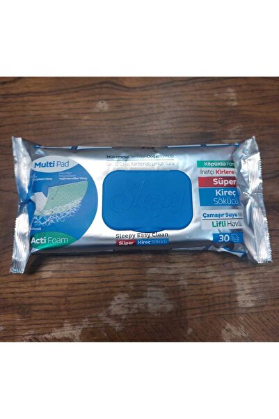 Sleepy 30 'lu süper kireç çözücü çamaşır suyu katkılı lifli havlu