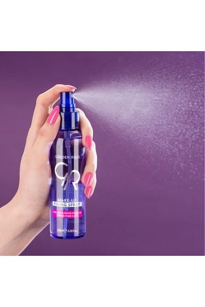 Golden Rose Golden Rose Long-Lasting Makeup Fixing Spray, Fixes and Prolongs Makeup, Alcohol and Paraben Free, 120ml