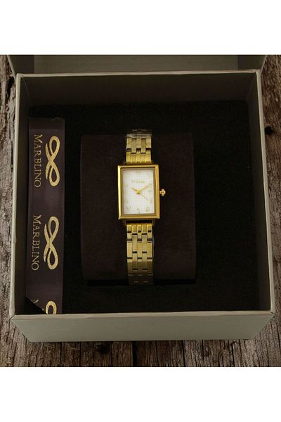 marblino Modern and fashionable women's waterproof watch with Arabic numerals