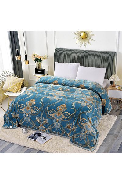 FIONNA.RO Cocolino Blanket Medium Thickness - Royal Blue