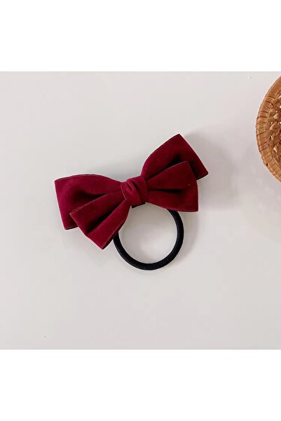 MutluBiDünya Vintage Lastikli Kadife Fiyonk Toka