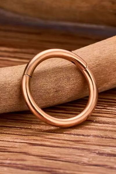 Blisse Piercing Unisex Surgical Steel Ring Piercing |   Tragus, Helix, Cartilage, Septum, Nose Compatible – Set of 2