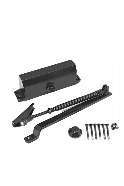 OEM Închizător de uși profesional, reglare dublă, hidraulic universal, negru, 40-65 kg