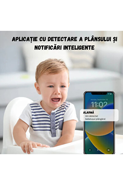 BIRAI Baby Monitor WatchMe WiFi, 2in1 Multi View BIRAI®, UltraHD, Night Vision, Phone App, Zoom, Dual Way