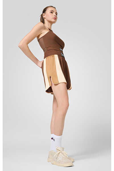 Champion Trophies Shorts Kahverengi Kadın Şort - 117883-MS564