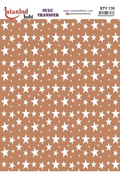 İstanbul Hobi نقل مائي للعام الجديد 25x35 سم STY130