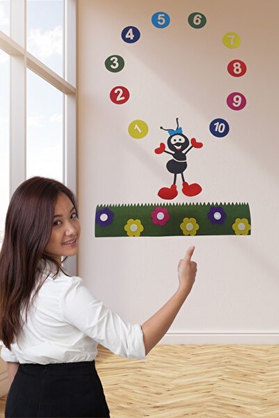 Aydede Oyunevi لوحة أرقام من اللباد - لوحة تعليمية بأرقام من اللباد لمرحلة ما...