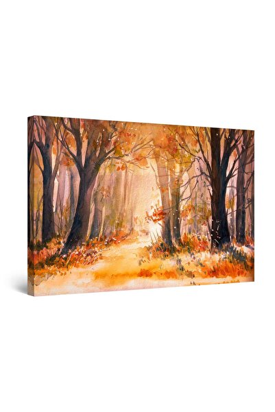 startonight Tablou DualView Startonight Copaci ruginii in lumina, 80 cm x 120 cm