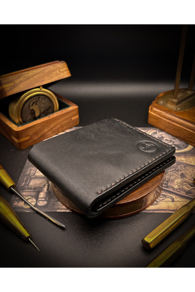 Leather KOOKA- EL YAPIMI HAKİKİ DERİ CÜZDAN - BİFOLD KLASİK