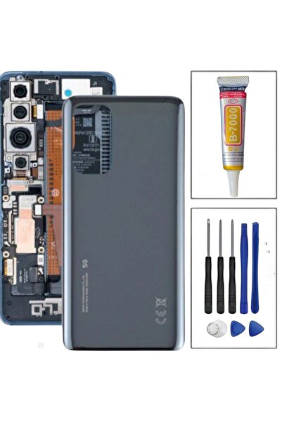 indirimplus Xiaomi Mi 10T Mİ 10T Pro Arka Pil Batarya Kapağı (CAM) SİYAH Full Set