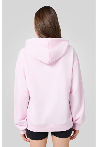 Champion Icons Hooded Sweatshirt Pembe Kadın Kapüşonlu Sweatshirt-117786-PS195
