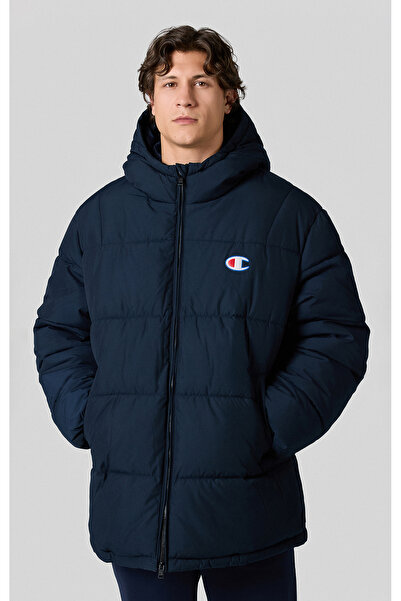 Champion Outdoor Hooded Jacket Lacivert Erkek Ceket -220350-BS501