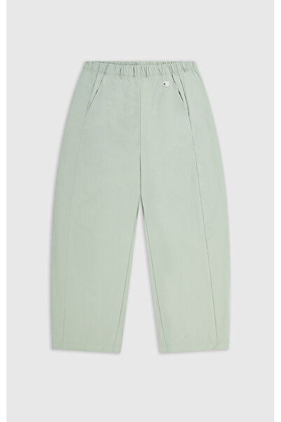 Champion Eco Future Wide Leg Pants Organic Cotton Green Women's Trousers-117110-Gs072