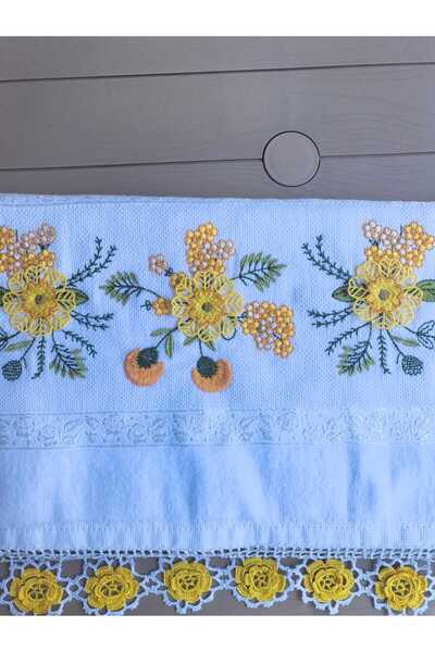 Peacock Ручна робота з вишивкою, 3D-вишивка, рушник для рук, придане та весільний набір 50x90 см