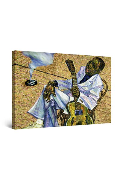 startonight Tablou DualView Startonight Barbatul cu Chitara, 90 cm x 60 cm