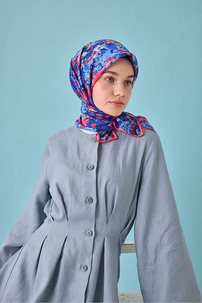 Silk Home Μαλακό βαμβακερό κασκόλ με μοτίβο Bodrum
