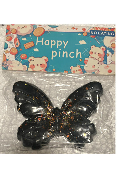 BalonKasaba Kelebek Sukuşi Oyuncak Yumoş Jel Stres Oyuncağı Kelebek Model Squishy Elastik Kedi Pati Taba Moj Moj