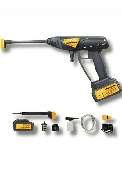 Primo Plus Cordless High-Pressure Washing Machine, Portable Car Washer With Long Battery Life