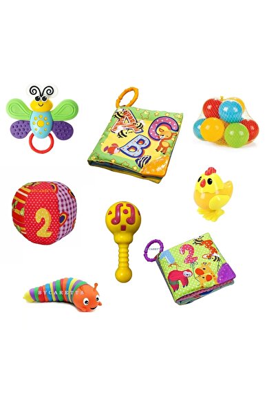 ByCaretta مجموعة نشاط الطفل التعليمية التنموية مكونة من 7 منتجات خاصة مجموعة ...