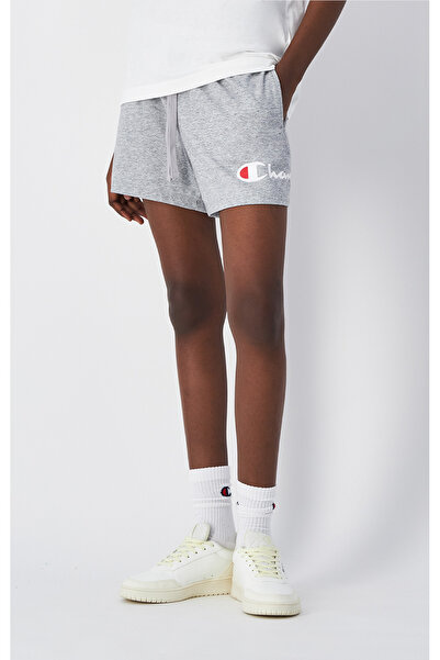 Champion Authentic Pants Shorts Gri Kadın Şort-117781-EM021