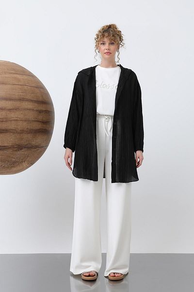 Puane T-Shirt Inside Hood Detail Tunic 10626