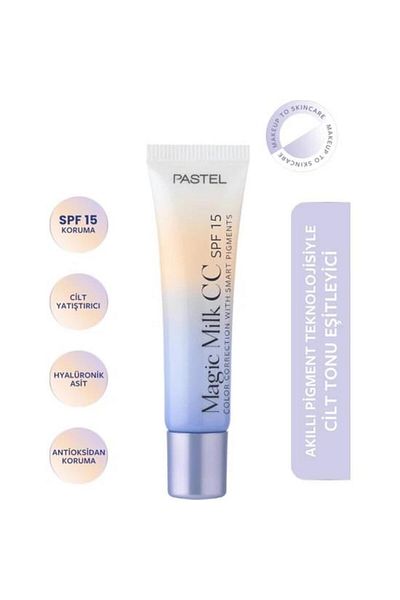 Pastel Magic Milk Cc Spf 15 Cream No 50 Light Medium