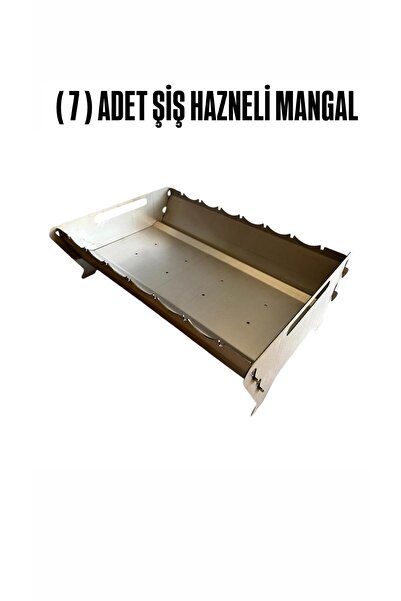 TUTUKBEY DEMONTE LAZER KESİM MANGAL ÇANTALI 6 PARÇA EKO MANGAL