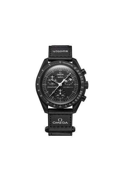 Swatch X Omega Moonphase Snoopy Black -Sparksole