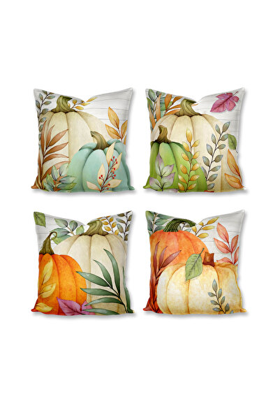 Sister Home Design Dovleci, Huse de pernă cu dovleci 43x43 cm - Canapea decor...