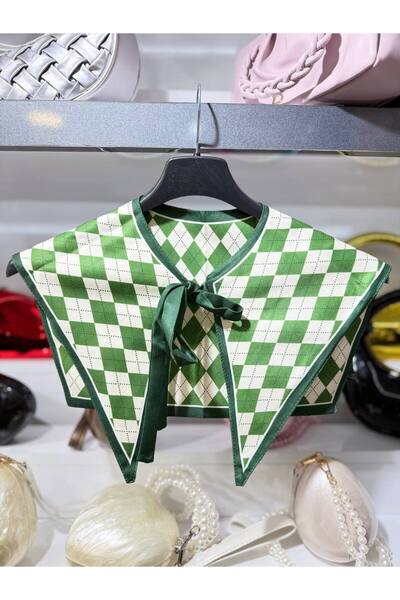 MODAGK Imported Vintage Shawl Collar Scarf - Collar
