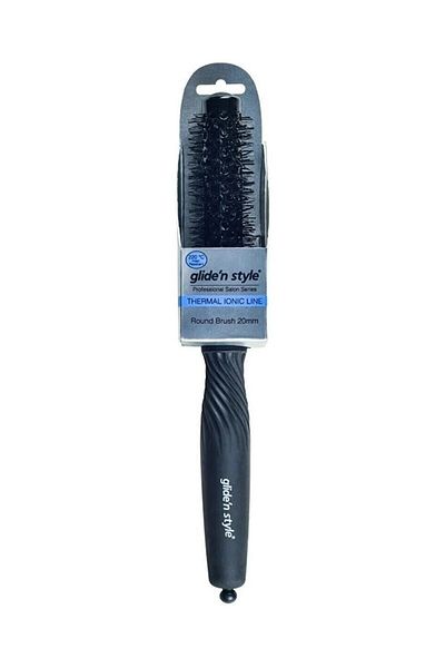 Glide'n Style Gliden Style Thermal Ionic 20 mm Blow Dry Hair Comb Brush Gs255