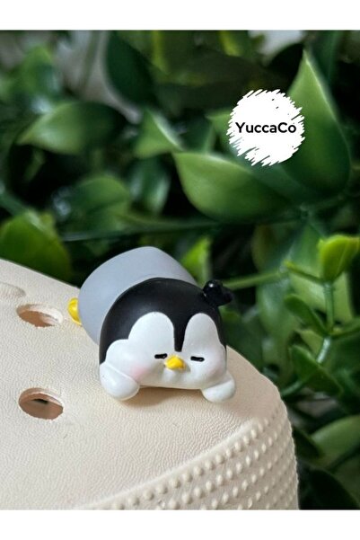 Crocs Penguenli 3D Terlik Süsü/Üç Boyutlu Penguen Terlik Charmı/Jibbitz