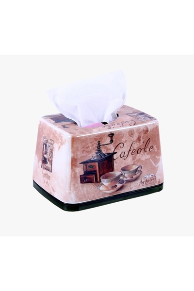 PRATİKPAK حامل مناديل مبللة من البلاستيك منظم من Practicalpak مع ملصق بصري أفقي