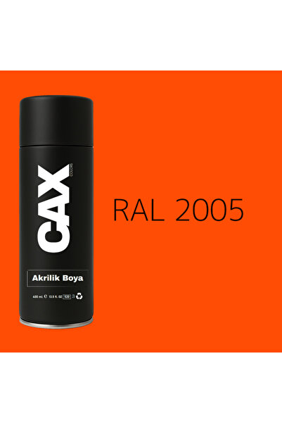 caxcolors EXTRA PİGMENTLİ ÖZEL YAPIM AKRİLİK SPREY BOYA 400 ML (TURUNCU TONLA...