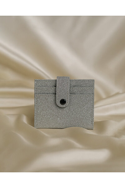 Aura Collection Online Vega Card Holder Detailed Glitter Wallet