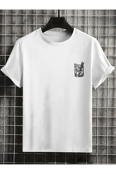 AEMİ Tricou oversize unisex cu decolteu negroni imprimat