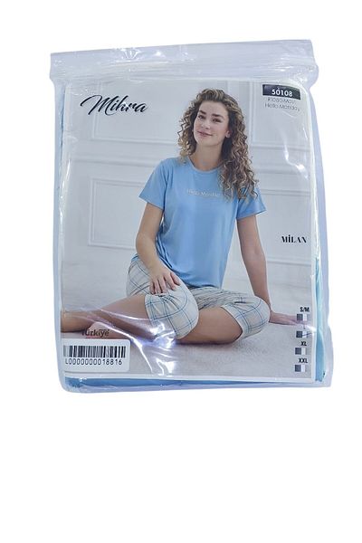 Mihra Milan Capri Short Sleeve Pajama Set