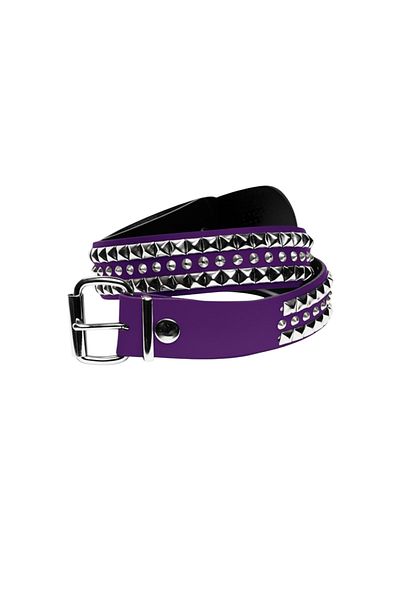 targay Pyramid Studded Belt Gothic Punk Metallica Style Belt