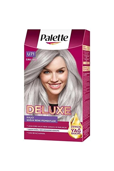 Palette Deluxe Saç Boyası U71 Elmas Grisi