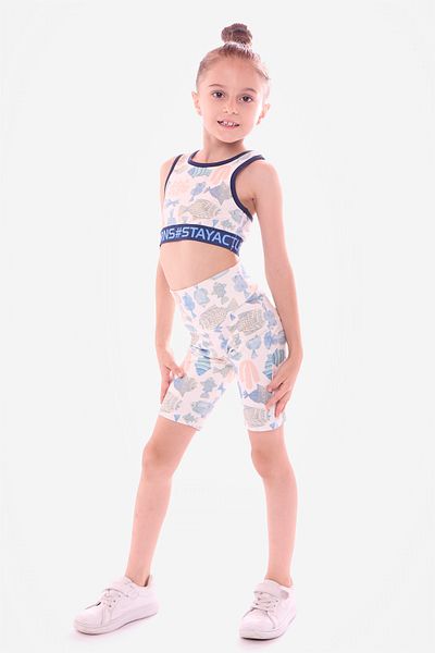 Colorinas Marinya Shorts Crop Tank Set