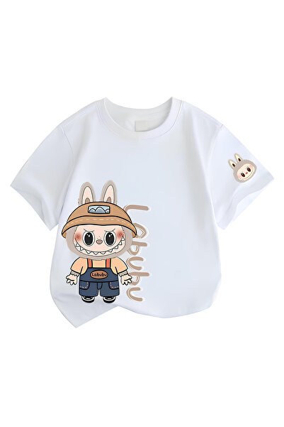 macklin Unisex majica za žene, muškarce i decu sa slatkim Labubu printom, pos...