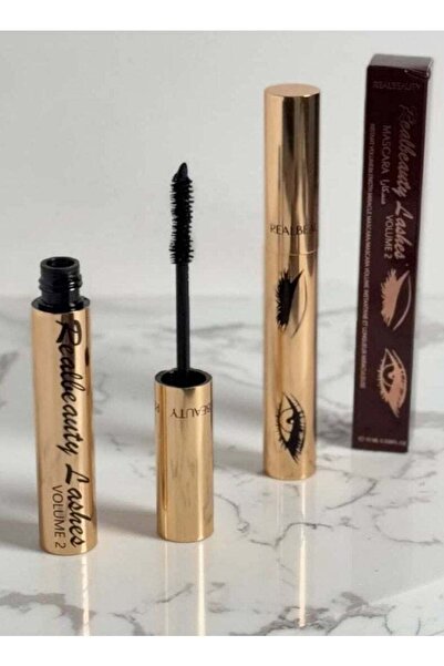 real beauty ماسكارا مضادة للماء لتكثيف الرموش وتطويلها - أسود