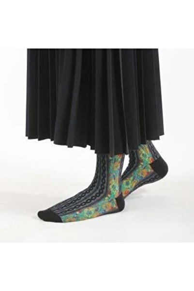 Minim Ethnic Women's Socks with Embossed Pattern