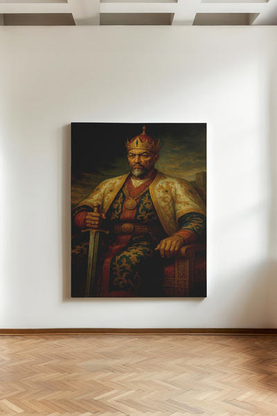 Kanvaspera İmparator Timur (Tamerlane) Portresi - Kanvas Tablo – Türk Tarihi ...