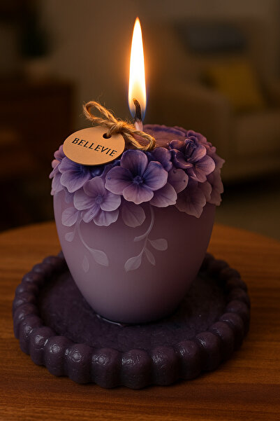 Handmade Bellevie candles dekoratif mum seti