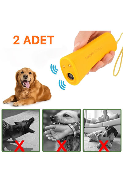 Lazım Shop Ultrasonik Kedi Köpek Uzaklaştırıcı ve Eğitici Cihaz Köpek Kovucu