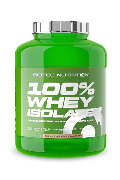 Scitec Nutrition 100% Whey Isolate, Flavored Drink Powder, Sugar-Free, Gluten-Free, Palm Oil-Free, 2