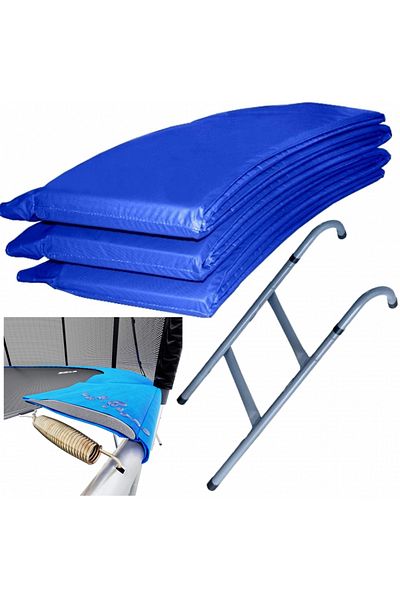 İSP Trampoline 305 CM "ISP LikeSmart" Steel, with Protective Net, Access Ladder, Supports up to 1