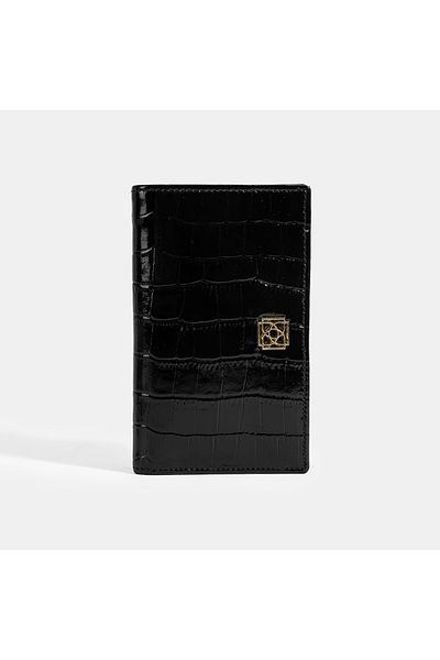 Desa Women's Black Leather Wallet
